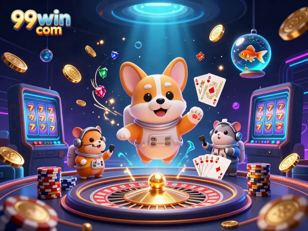 Experience thrilling gaming with 99win com in this vibrant floating casino scene.