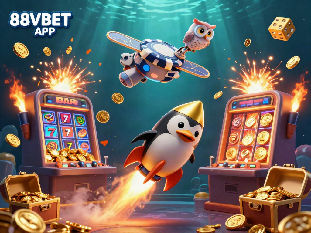 Engage with the thrilling 88VBET APP gaming experience through vibrant casino visuals.
