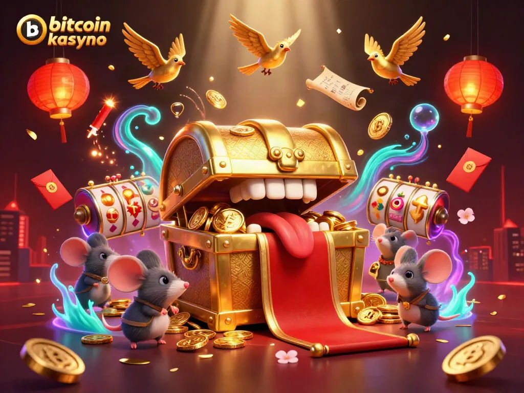 Win big with immersive gameplay at bitcoin kasyno featuring golden treasures and festive decor.