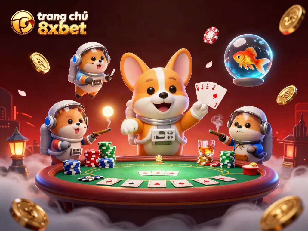 Experience the excitement of trang chủ 8xbet casino action in a vibrant, captivating 3D illustration