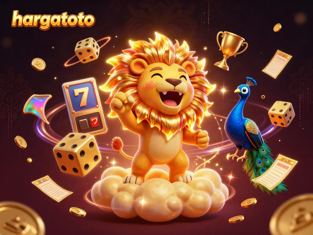 Experience winning thrills at hargatoto with vibrant games, golden elements, and energetic gameplay.