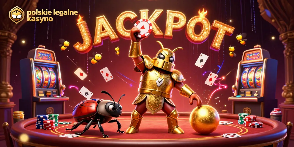 Play exciting games at polskie legalne kasyno with vibrant poker tables and iconic slot machines.