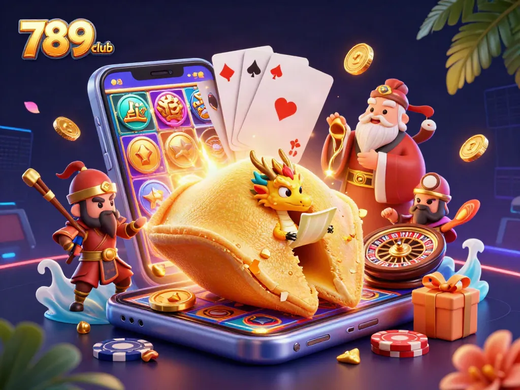 Spin vibrant slot games at 789club with rich casino elements and golden fortune rewards.
