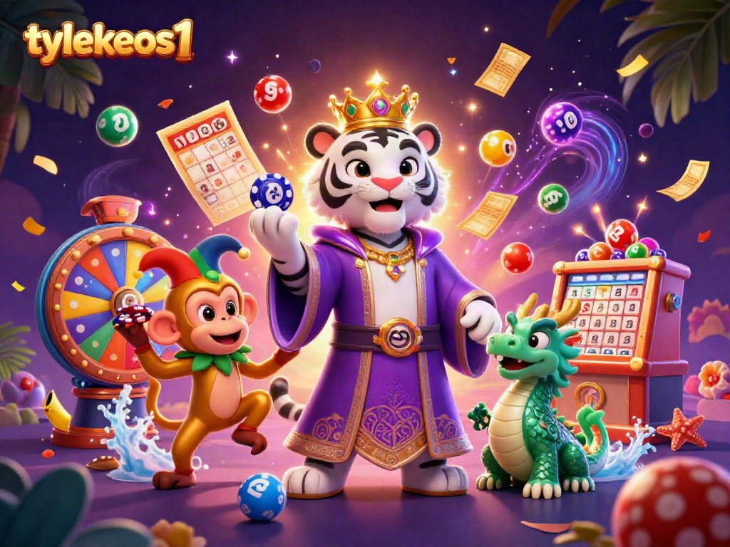 Engage in thrilling gaming adventures with tylekeos1 featuring dynamic 3D characters in a vibrant casino setting.