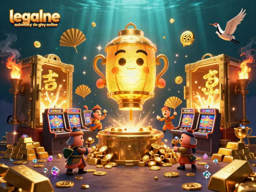 Play legalne automaty do gier online with dynamic casino elements and golden treasures.