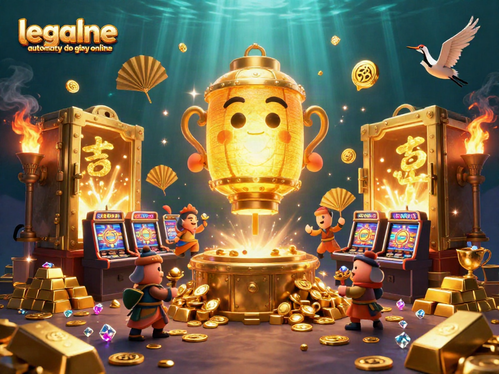 Play legalne automaty do gier online with dynamic casino elements and golden treasures.