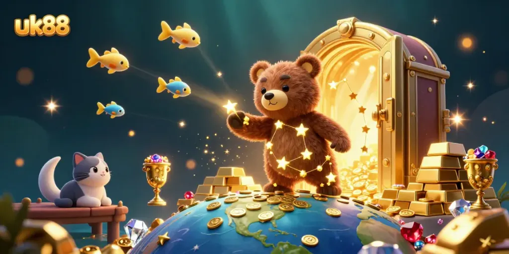 Gamblers enjoy thrilling games at uk88, highlighted by dazzling treasures and vibrant visuals.