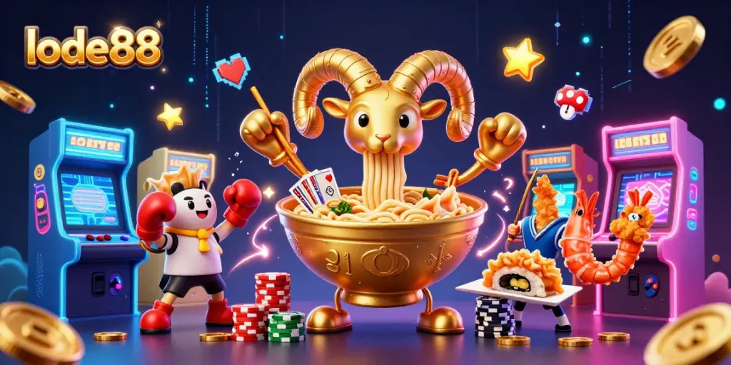 Lode88 engages players in an exciting online casino experience with colorful gaming elements.