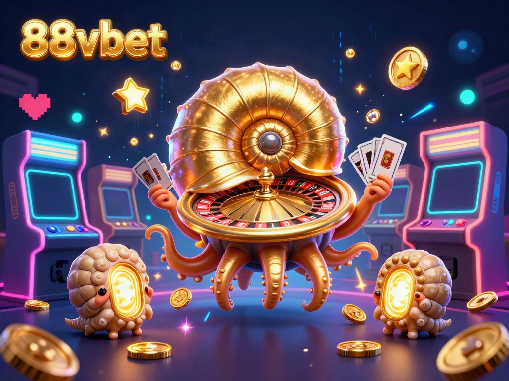 Engage with 88vbet's vibrant casino experience through our dynamic illustration.