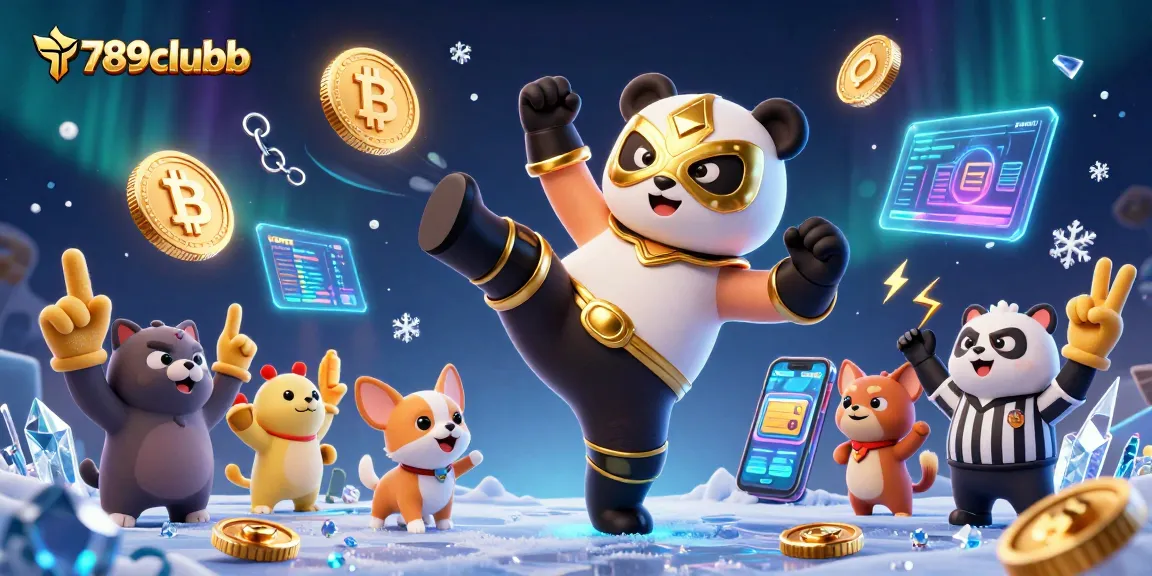 Experience thrilling gameplay with 789clubb as animated characters engage in energetic gambling action.