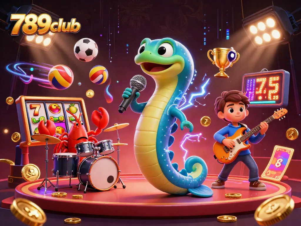 Engage in thrilling gameplay at 789club with vibrant illustrations of underwater casino fun.