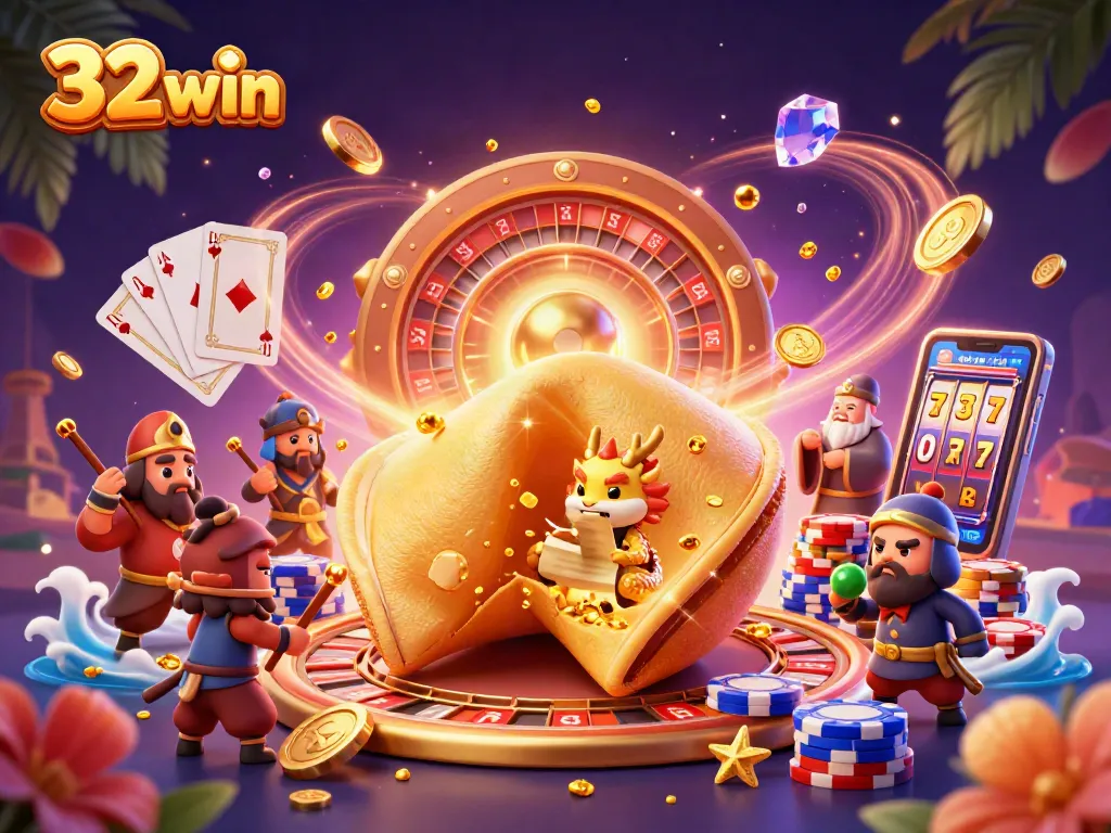 Experience the thrill of 32 win with dynamic gameplay and engaging casino elements lighting up the scene.