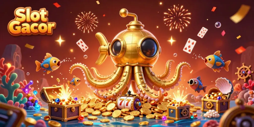 Experience the thrill of Slot Gacor with immersive golden treasure and dynamic characters.