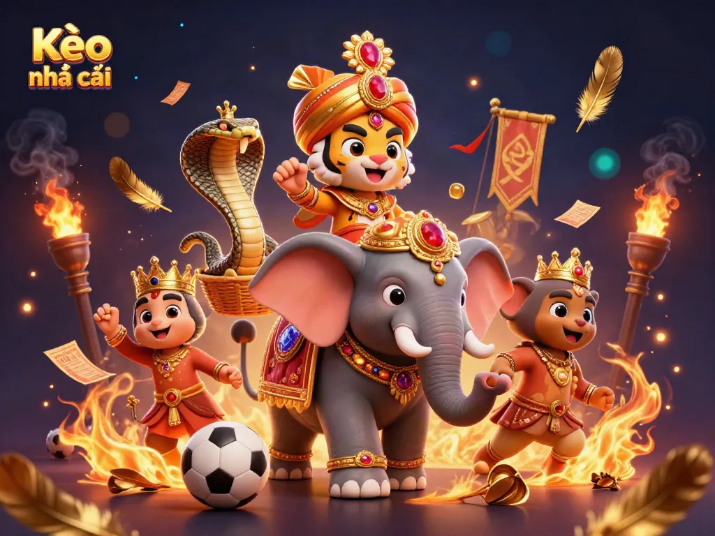 Win big with Kèo nhà cái as the maharaja tiger and elephant showcase thrilling sports betting elements.