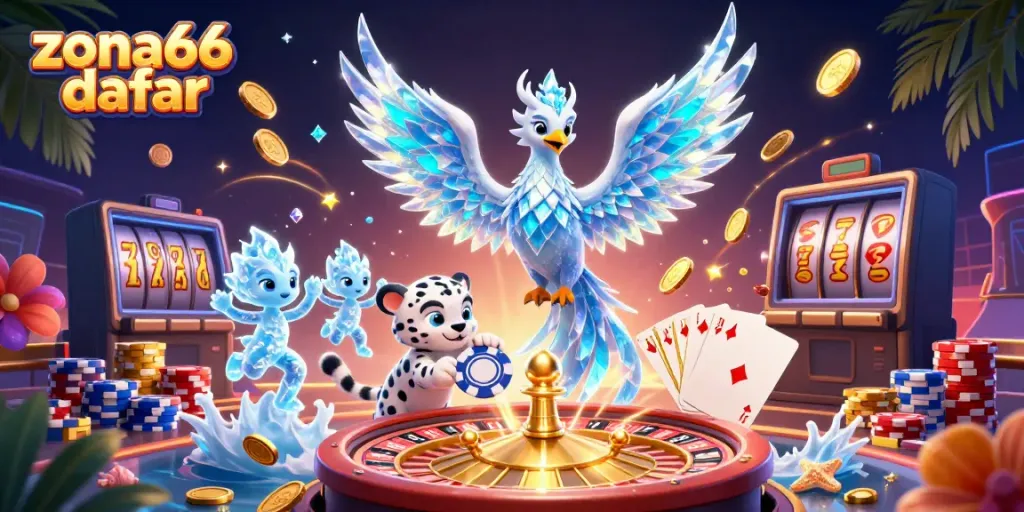 Experience thrilling gameplay on zona66 daftar with captivating characters and casino elements.